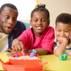 Kinetic Sand Sandy Farm Play Set-Reusable barn storage case: Introduce kids to sensory sand play with this fun arts and crafts case. The barn opens, keeping play contained. For easy organization, store tools & sand inside until next time.