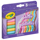 Crayola Glitter Markers - 8 Count-Multi-surface: Works great on poster board, foam board, regular paper, and construction paper