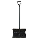Aurora Tools Snow Shovel with Steel Wear Strip - Polypropylene Blade - 19-3/4" Wide - D-Grip Handle - 2 Pack-Powder-coated steel handle for added strength