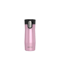 Contigo AUTOSEAL West Loop Vacuum-Insulated Stainless Steel Travel Mug with Easy-Clean Lid - 16 oz (473 mL) - Strawberry Cream Frosted Pearl-No leaks or spills: AUTOSEAL lid locks between sips and is 100% leak- and spill-proof
