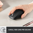 Logitech MX Anywhere 3 Compact Performance Wireless Mouse - Black-Low-profile design contoured for your hand, with ultra-soft silicone side grips. Built to withstand the bumps and drops of mobile work