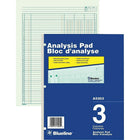 Blueline Analysis Pad, A5203, 3 Columns-A5203, 3 Columns