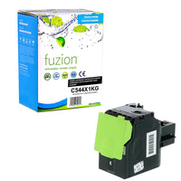 fuzion Lexmark C544X1KG Remanufactured Toner - High Yield Yield - Black-Black
