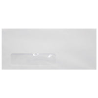 JAM Paper #10 Window Envelopes - Bright White - Laser Safe - 4 1/8" x 9 1/2" - 50 Pack-#10 window envelopes (4 1/8 x 9 1/2)