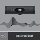 Logitech Brio 500 Full HD Webcam with Auto Light Correction - Auto-Framing - Graphite-Show Mode: Present your work or other objects on your desk with Show Mode, which lets you tilt the web camera up or down with one hand