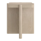 Hudson&Canal Laguna 20" Wide Square Side Table - Alder White-Table is made of high-quality materials in a alder white wood-look finish