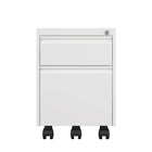 Ceha MDG Series Box-File Mobile Pedestal - Traffic White -Smooth Operation: Filing drawers with telescopic rails for effortless access.