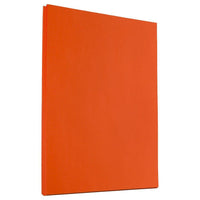 Jam Paper 24 lb Colored Paper - 8.5" W x 11" L - Orange Recycled - 100 Sheets-Color: Orange