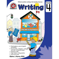 Canadian Curriculum Press Writing Workbook - Grade 4-Designed to reinforce the Canadian curriculum