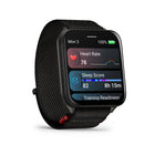Garmin Venu X1 - Black with Slate Titanium Caseback and Black ComfortFit Nylon Band-WORKOUT OPTIONS - Track all the ways you move with 100+ preloaded sports apps, including running, golf, strength training and more. Plus, Garmin Coach plans for running, strength and cycling help you prepare for whatever your goals might be
