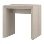 Hudson&Canal Oswin 22"W Rectangular Side Table - Alder White-Tabletop features a weight capacity of 35 lbs