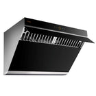 Fotile JQG7507 Slant Vent Series Range Hood - 30" - Black-Dual DC Motors