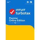 TurboTax Online Premier Edition - 2025 - 12 Returns - Bilingual - Online Version-Designed for returns with investments 