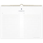 Emily Ley Simplified 2026-27 Standard Wall Calendar - 15" x 12" - Happy Stripe - Bilingual-12 months: July 2026 - June 2027