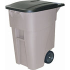 Brute Roll Out 50 Gallon Containers - Grey-Dimensions L" x W" x H" - 29 x 23.5 x 36.75