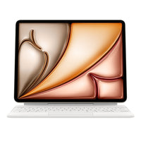 Apple - Magic Keyboard pour iPad Air 13" (M4/M3/M2) - Français Canada - Blanc-La conception en porte-à-faux portable offre un réglage en douceur et offre un angle de vision parfait.
