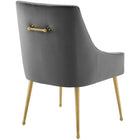Modway Discern Upholstered Performance Velvet Dining Chair - Grey-Dense Foam Padding