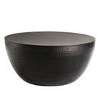 Modway Mella 32" Metal Hammered Coffee Table - Black-32 Inch Metal Coffee Table