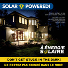 Bell+Howell Bionic Spotlight Deluxe Solar LED Motion Activated Security Light -ALL SEASON and LONG LASTING: It is made from high-quality durable materials that are rated as weather resistant, allowing for an all-season use, whether it’s raining or snowing. The Bionic Spotlight is also built with heat-resistant casing that prevents sun-induced warping or discoloration.