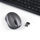 Verbatim Silent Wireless Compact Keyboard and Mouse-Adjustable tilt legs for added comfort and flexibility