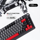 Cybeart Nighthawk 75 TKL Tri-Mode Wireless RGB Gaming Keyboard - Black-1000 Hz ultra-fast polling with 1 ms latency for precise, lag-free input in gaming or work