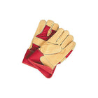 Zenith Safety Fitters Gloves, Large, Grain Pigskin Palm, Thinsulate Inner Lining - 6 Pack-Cuff Material: Rubberized