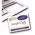 Avery Laser/Inkjet Name Tag Insert Refill Cards - 4" W x 3" H - White - 300 Pack (5392)-White cardstock