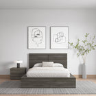 Nexera James Headboard - Full Size - Grey Oak-Convenient Delivery and Assembly: Enjoy doorstep delivery and hassle-free assembly using just a screwdriver