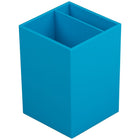 JAM Paper Plastic Pen Holder - Blue-Colour: Bright Blue | Be stylish and organized with a modern colourful pencil holder.