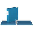 Davis Group Premium Economy Binder - Round Ring - 2" - Turquoise Blue - 6 Pack-2"