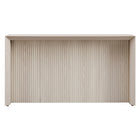 Hudson&Canal Piedmont 56"W Console Table - Alder White-Table is made of high-quality and durable MDF and PVC materials