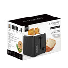 JS Gourmet Wave Collection 2-Slice Toaster - Black-Adjustable browning control