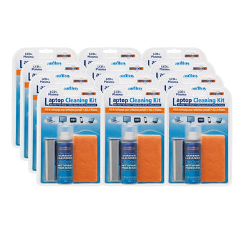 Emzone Laptop Cleaning Kit with Screen Cleaner and Cloth - 12 Pack ...