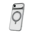 TUFF8 Glide360 Mag Case for iPhone 17 Air - Grey-360° Rotating Stand: Built-in stand that rotates to multiple angles for hands-free phone use