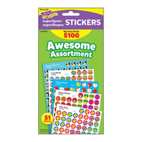 TREND enterprises Awesome Assortment superSpots & superShapes Stickers Variety Pack-Design: Variety