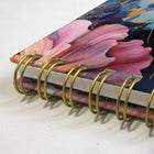 Blueline 2026 Midnight Floral Weekly/Monthly Planner with Twin-Wire Binding - 11" x 8-1/2" - Trilingual-Page Size: 11'' H x 8 1/2'' W