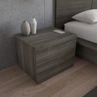 Nexera James Nightstand With 2-Drawers - Grey Oak-6