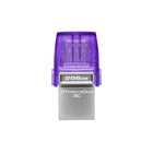 Kingston DataTraveler microDuo 3C USB Type-C and Type-A Flash Drive - 256GB -USB 3.2 Gen 1