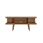 Manhattan Comfort Utopia 53.14" Modern TV Stand - Maple Cream-Mid-Century Modern Free Standing TV Stand for Living Room and Bedroom use
