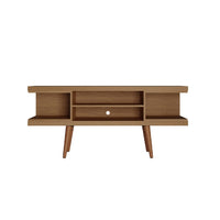 Manhattan Comfort Utopia 53.14" Modern TV Stand - Maple Cream-Mid-Century Modern Free Standing TV Stand for Living Room and Bedroom use