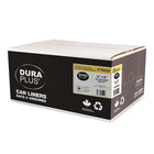 DuraPlus Can Liner - LLDPE - 35" x 50" - Regular - Black - 200 Pack-Strength: Regular