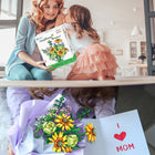 Contixo Sunflower Bouquet Flordal Collection Building Block Set - 975 Pieces-Grade 3+