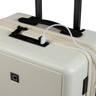 Champs Vintage Muse 3-Piece Luggage Set - Ivory/Black-20" Case TSA Approved