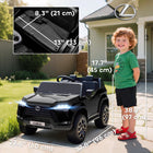 Qaba 12V Licensed Lexus GX550 Electric Car with 2-Seater - Black-Parental remote with 3 speeds and soft start keeps your child's safety 