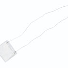 JAM Paper Plastic Name Tags - 4 x 3 1/2 - Clear - 24 Pack-Quantity: 24 Tags per pack