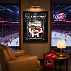Frameworth Carolina Hurricanes 2026 Stanley Cup Champions: Frederik Andersen Shield PhotoGlass Framed Photo - 18" W x 22" H-7