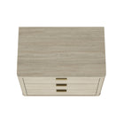 Manhattan Comfort Evelyn 32" Modern 3-Drawer Nightstand 2-Piece Set - Natural-20" L x 32" W x 24" H
