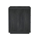 Manhattan Comfort Evelyn 32" Modern 3-Drawer Nightstand - Charcoal Grey-Perfect for Bedside Storage, Lamps or Display Items