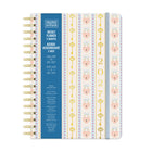 Orange Circle Studio Locked in Love Tri-Tab Weekly/Monthly Planner - 7" x 9.5" - Assorted Colours - Bilingual-Features three tabbed dividers with interior pockets