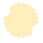 Lettermark Colors Vellum Bristol Paper - 8.5" W x 11" H - Cream - 250 Sheets (94345)-Paper Weight/Stock: 67 lb